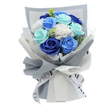 Maxbell 3 Set Carnation Soap Bouquet Flower Decor Gift for Mother Valentine's Day