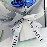 Maxbell 3 Set Carnation Soap Bouquet Flower Decor Gift for Mother Valentine's Day