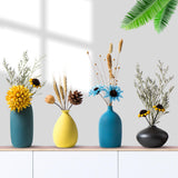 Maxbell 2x Nordic Flower Vase Bottle Ceramic Flower Vase for Office