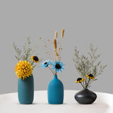 Maxbell 2x Nordic Flower Vase Bottle Ceramic Flower Vase for Office