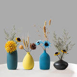 Maxbell 2x Nordic Flower Vase Bottle Ceramic Flower Vase for Office