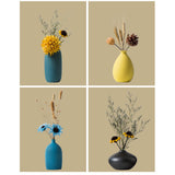 Maxbell 2x Nordic Flower Vase Bottle Ceramic Flower Vase for Office