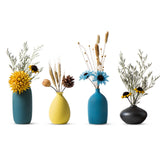 Maxbell 2x Nordic Flower Vase Bottle Ceramic Flower Vase for Office