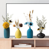 Maxbell 2x Nordic Flower Vase Bottle Ceramic Flower Vase for Office