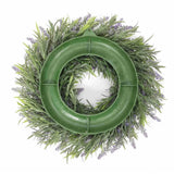 Maxbell 2pcs Artificial Door Wreath Hanging Lavender Flower Garland Fake Plant Decor