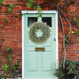 Maxbell 2pcs Artificial Door Wreath Hanging Lavender Flower Garland Fake Plant Decor