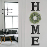 Maxbell 2pcs Artificial Door Wreath Hanging Lavender Flower Garland Fake Plant Decor