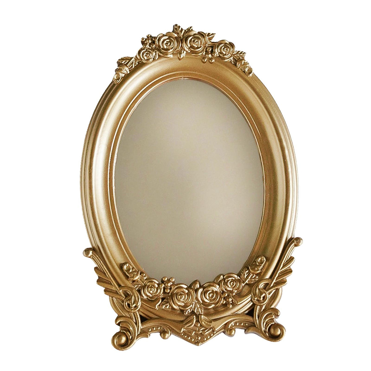 Maxbell Retor Makeup Mirror Mirrored Tray Vanity Serving Tray Home Bathroom 17x24cm