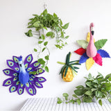 2x Cute Animals Head Nursery Room Wall Hanging Toy Doll Decor