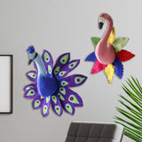 2x Cute Animals Head Nursery Room Wall Hanging Toy Doll Decor