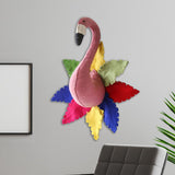 2x Cute Animals Head Nursery Room Wall Hanging Toy Doll Decor