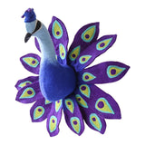 2x Cute Animals Head Nursery Room Wall Hanging Toy Doll Decor