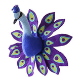 2x Cute Animals Head Nursery Room Wall Hanging Toy Doll Decor