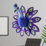 2x Cute Animals Head Nursery Room Wall Hanging Toy Doll Decor