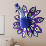 2x Cute Animals Head Nursery Room Wall Hanging Toy Doll Decor