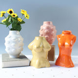 Maxbell 2pcs Ornamental Vase Abstract Home Office Ornament Sculpture Hotel Decor