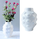Maxbell 2pcs Ornamental Vase Abstract Home Office Ornament Sculpture Hotel Decor