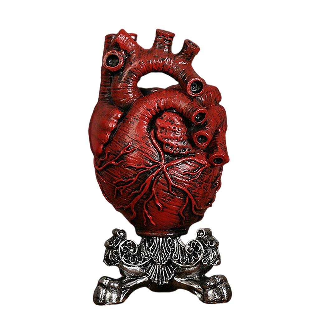 Maxbell Maxbell Resin Flower Vase Statue Decorative Flower Pot Centerpiece Silver Base
