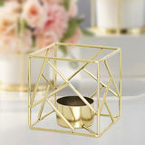 Maxbell Maxbell Candle Holder Votive Tealight Candlestick Desktop Dinner Holiday Decor gold