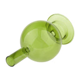 Maxbell Maxbell Green Glass Taper Candle Holders Centerpiece Clear Candlestick Holders Decor