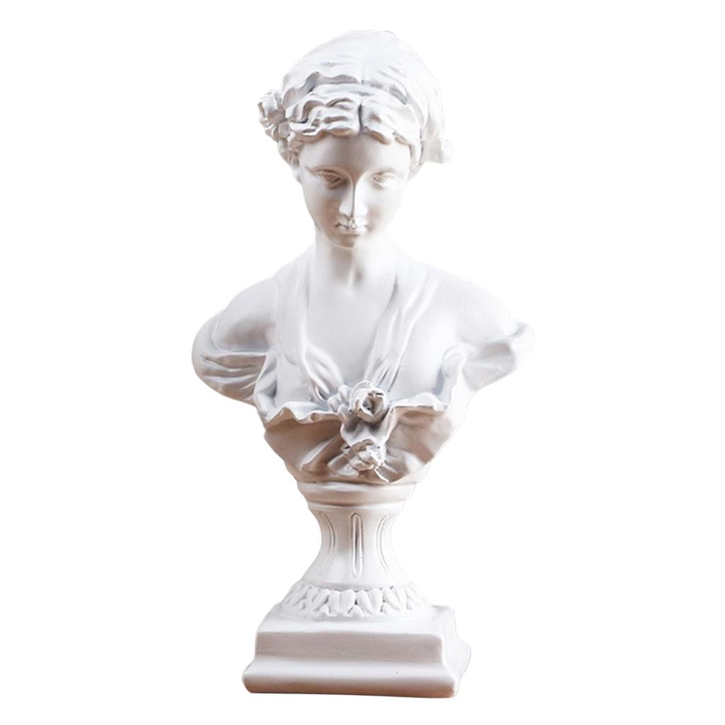 Maxbell Maxbell Venus Bust Statue Portraits Gypsum Sculpture Craft Home Decor White