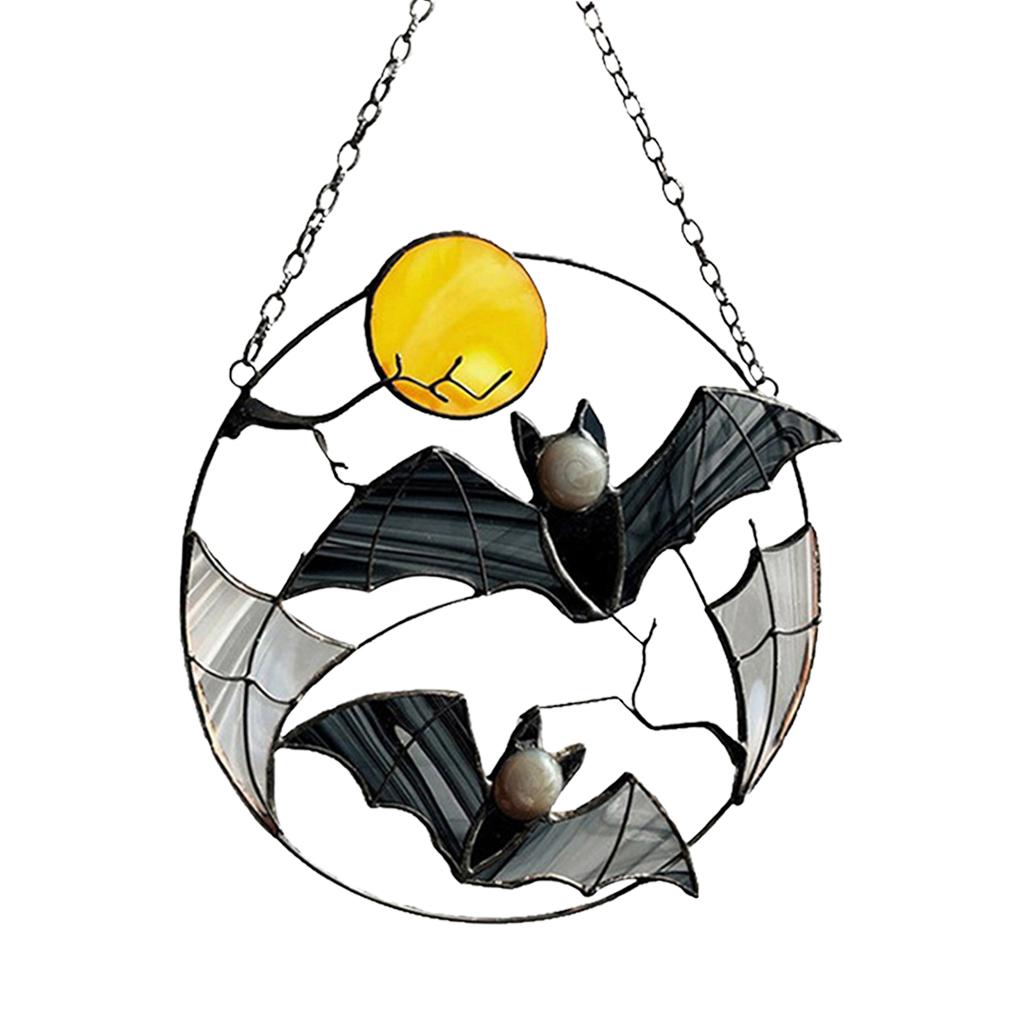 Maxbell Maxbell Metal Wind Chime Hanging Ornament Home Garden Art Decor Crafts Mom Gift bat
