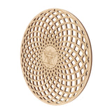Maxbell 2pcs Flower of Life Sacred Geometry Wall Art Sculpture Grid Hanging
