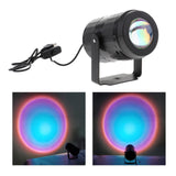 Maxbell Maxbell Projection Lamp Night Light 360 Rotating Projector LED Light Rainbow