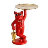 Maxbell 2 Pieces Storage Tray Sculpture Statue Desk Organizer Office Ornament