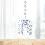 Maxbell 2 Pieces Crystals Ball Prisms  Hanging Ornament Rainbow Maker for Garden