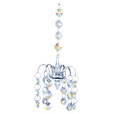 Maxbell 2 Pieces Crystals Ball Prisms  Hanging Ornament Rainbow Maker for Garden