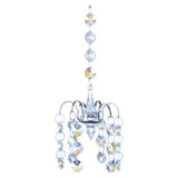 Maxbell 2 Pieces Crystals Ball Prisms  Hanging Ornament Rainbow Maker for Garden
