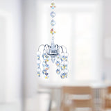 Maxbell 2 Pieces Crystals Ball Prisms  Hanging Ornament Rainbow Maker for Garden