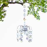 Maxbell 2 Pieces Crystals Ball Prisms  Hanging Ornament Rainbow Maker for Garden