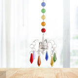 Maxbell 2 Pieces Crystals Ball Prisms  Hanging Ornament Rainbow Maker for Garden