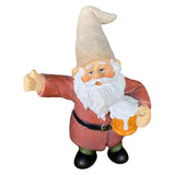 Maxbell Maxbell Garden Gnome Statue Outdoor Dwarf Figurine Decor Collectible Holding A Beer