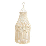 Maxbell Macrame Woven Light Shade Chandeliers Hanging Lamp Cover Boho Home Decor