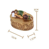 Maxbell Saint Joseph Sleeping Statue Religious Figurine Small Jewelry Box Home Decor