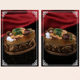5 Pieces Saint Joseph Sleeping Statue Religious Figurine Jewelry Box Decor