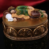 5 Pieces Saint Joseph Sleeping Statue Religious Figurine Jewelry Box Decor
