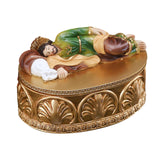 5 Pieces Saint Joseph Sleeping Statue Religious Figurine Jewelry Box Decor