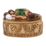5 Pieces Saint Joseph Sleeping Statue Religious Figurine Jewelry Box Decor