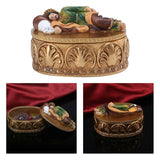 5 Pieces Saint Joseph Sleeping Statue Religious Figurine Jewelry Box Decor