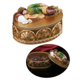 5 Pieces Saint Joseph Sleeping Statue Religious Figurine Jewelry Box Decor
