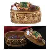 5 Pieces Saint Joseph Sleeping Statue Religious Figurine Jewelry Box Decor
