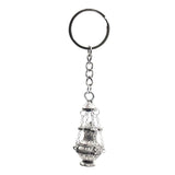 Maxbell 5xChristian Incense Burner Keychains Religious Key Holder Keyring Jewelry