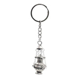 Maxbell 5xChristian Incense Burner Keychains Religious Key Holder Keyring Jewelry