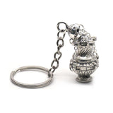 Maxbell 5xChristian Incense Burner Keychains Religious Key Holder Keyring Jewelry