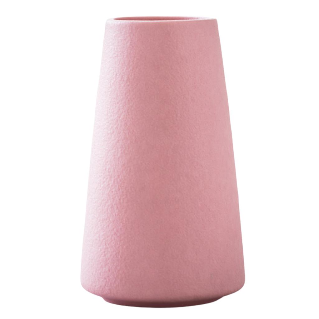 Maxbell Maxbell Modern Simple Ceramic Tabletop Flower Pot Home Decor Vases Pink