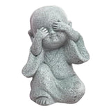 Maxbell 2 Pieces Monk Statue Small Buddha Little Monk Car Accessories Ornaments